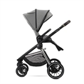 Carrozzina combinata BIANCA 2in1 con cestino estivo GREY